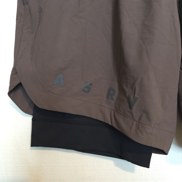 ASRV 0866. TETRA-LITE™ 7" LINER SHORT - PLUM "ASRV"/BLACK XL - Picture 10 of 16